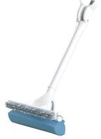 13D498 Mop with Scrub Brush, 9-1/4 In., Roller