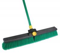 13D520 Push Broom w/Hndl, Poly Fbrs, Indr/Outdr