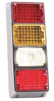 13D546 Quad Stack, LED S/T/T, Hal BU, Ambr/Rd/Wh