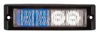 13D580 Lighthead, LED, Blue/Wh, Surf, Rect, 4-1/2 L