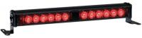 13D612 Dl Hd Dash/Dck Light, Shrd, LED, Rd, 12-7/8W