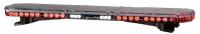 13D623 Low Pro Lightbar, LED, Red, Perm, 47 In