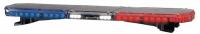 13D625 Low Pro Lightbar, LED, Red/Blue, Perm, 47 In