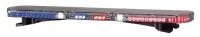 13D634 Low Pro Lightbar, LED, Red/Blue, Perm, 52 In