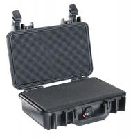 13D707 Protector Case w/Foam, 0.12 cu. ft., Black