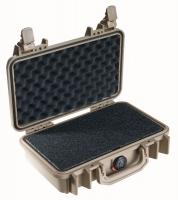 13D711 Protector Case w/Foam, 0.12 cu ft., Tan