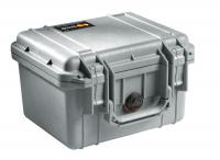 13D728 Protector Case, 0.24 cu. ft., Silver