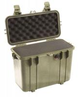 13D738 Protector Case w/Foam, 0.53 cu ft., OD Grn