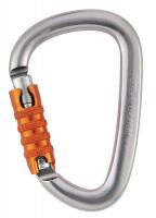 13D950 Carabiner, Aluminum, 4 In. L, Tri-Act Lock