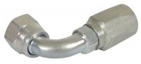 19T411 Fitting, Elbow, 13/32In Hose, 3/4-16JIC, PK5
