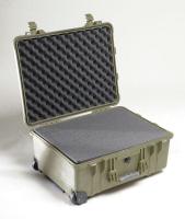 13E487 Protector Case w/Foam, 1.64 cu ft., OD Grn