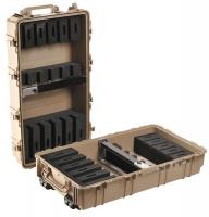13E580 Wpn Case w/Rifle Foam, 8.07 cu ft., Tan