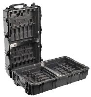 13E581 Wpn Case w/Rifle HL, 8.07 cu. ft., Black