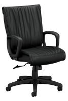 13E918 Executive / Highback Chair, 250 lb., Black