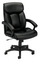 13E921 Executive / Highback Chair, 250 lb., Black