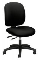 13E934 Work / Task Chair, 300 lb., Black