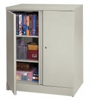 13F001 Storage Cabinet, 3-Shelf, 43 H, LtGray
