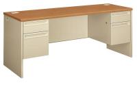 13F004 Credenza, 24 In.D, Harvest/Putty