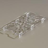 13F179 Food Pan Drain Shelf, Fourth-Size, PK 6