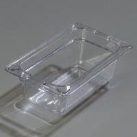 13F222 Food Pan, Ninth-Size, Clear, PK 6