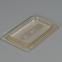 13F264 Food Pan Lid, Ninth-Size, Amber, PK 6