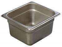 13F286 DuraPan Food Pan, Sixth-Size, SS, PK 6