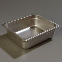 13F288 DuraPan Food Pan, Half-Size, SS, PK 6