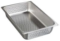 13F294 Perforated Food Pan, Full Size, SS, PK 6