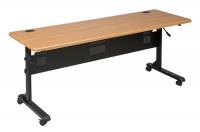 8PRF2 Table, Mobile, Flip Top, 72x24, Teak