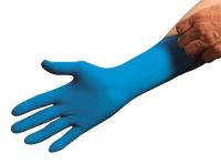 13G208 Disposable Gloves, Latex, XL, Blue, PK50