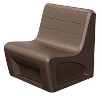 13G425 Sectional Lounge Chair, Brown