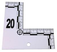 13G441 L to Shaped Flat ID Markers, 1 to 20, Wht