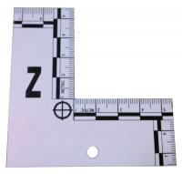 13G443 L to Shapped Flat Markers, A to Z, White
