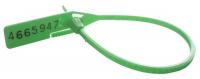 13G475 Cinch-up Locking Seal, Green, PK100