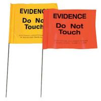 13G522 Evidence Flags, Orange, PK 100
