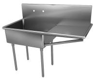13G596 Single Compartment Sink, 51 In L