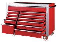 13H087 Rolling Cabinet, 55-5/8x24 x44-5/16, 12 Dr