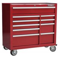 13H091 Rolling Cabinet, 42 x18-7/8x42-3/16, 10 Dr