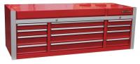 13H101 Top Chest, 73-1/2x29-1/2x26-1/8, 12 Dr, Red