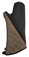 13H634 Conventional Oven Mitt, Black, 15 In