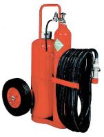 13H909 Wheeled Fire Extinguisher, 125 lb., 50 ft