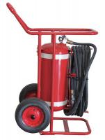 13J012 Wheeled Fire Extinguisher, 65 lb., 50 ft