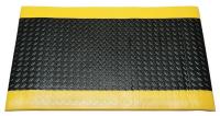 13J113 Anti-Fatigue Mat, 3x5Ft, Black w/Yellow