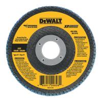 13J199 Flap Disc, Dia. 4.5 In, AH 7/8 In, 80 Grit