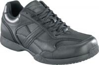 13K379 Work Shoes, Pln, Mens, 8W, Black, 1PR