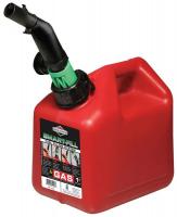 13K586 Gas Can, 1 Gal., Red, Self Vent, Poly
