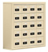 13K729 Cell Phone Locker, 4 Wide, Sand