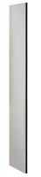 13K825 Locker End Panel, 18x72, Gray