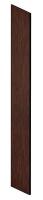 13K832 Locker End Panel, Slope Top, D 18, Mahogany