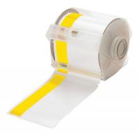 13K873 Printer Tape, White/Yellow, 100 ft. L